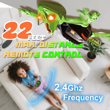 Wall Climbing RC Gecko Toy, Rechargeable Remote Control Lizard with LED Eyes